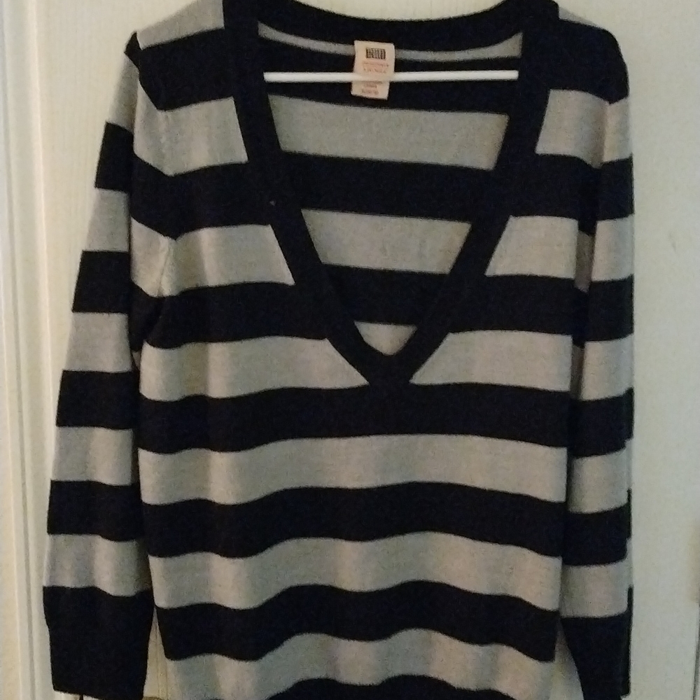stripped cardigan